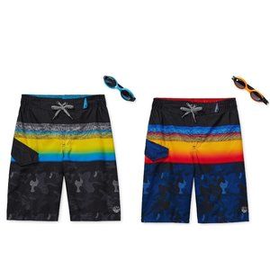 Boys Cargo Swim Trunk Goggle Zeroxposur size XL NEW